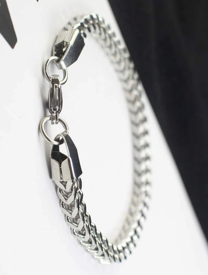 Minimalist Punk bracelet in silver