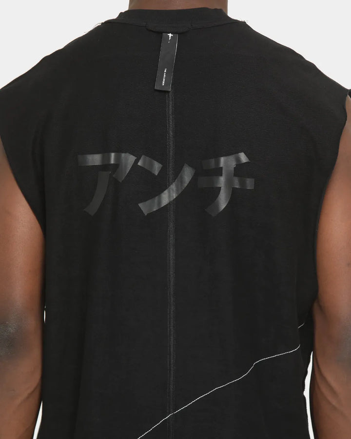 The Anti Order Logo Future Aesthetics Reversible Muscle in black