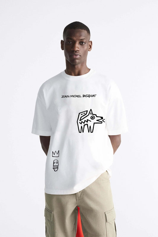Garm Island Basquiat t-shirt in white