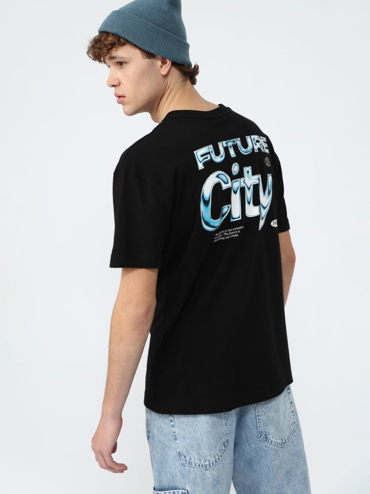 Lefties Man Future City Backprint T-shirt