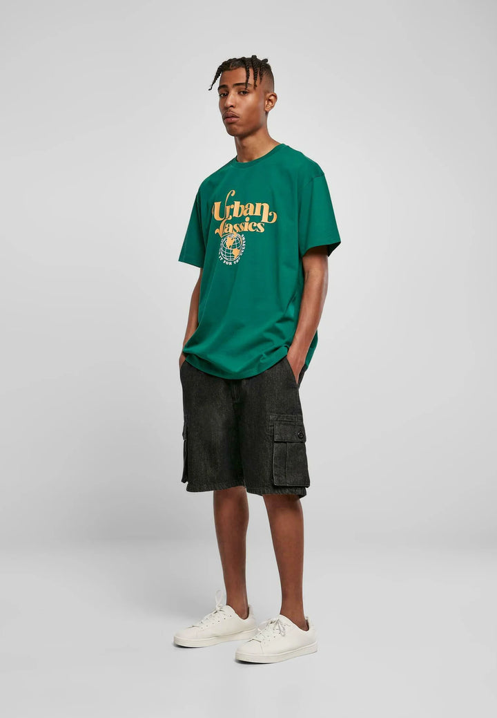 Urban Classics ORGANIC GLOBE LOGO TEE - Print T-shirt