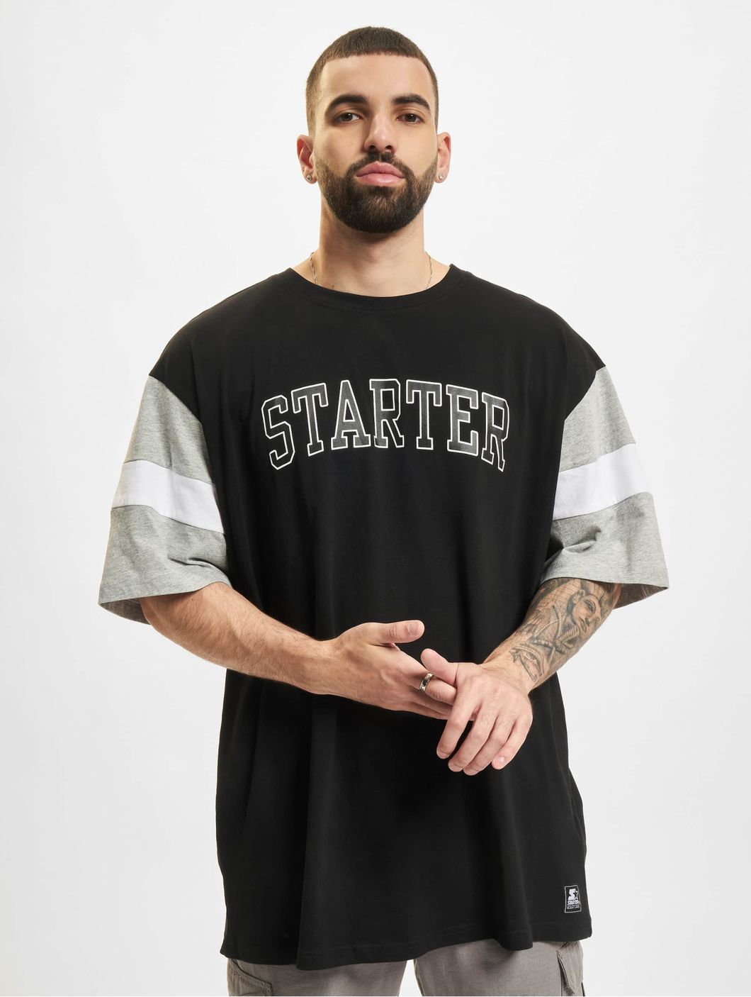 Starter Oversized T-Shirt Throwback in black