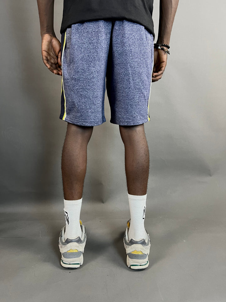 Generic apparel sponge print blue shorts