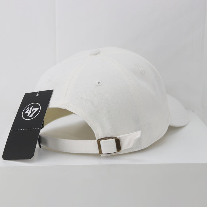 New York adjustable baseball cap in white