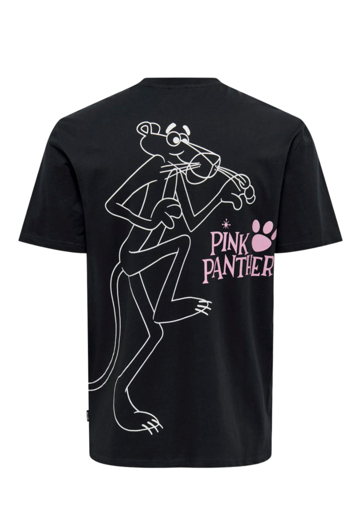 Only & Sons Pink Panther Backprint T-shirt