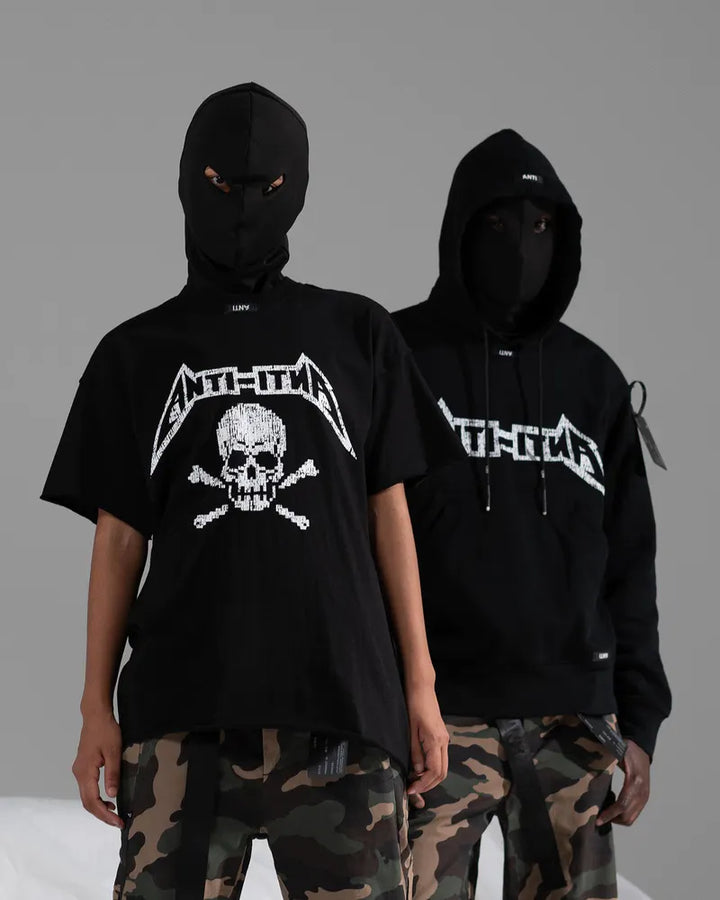 The Anti Order Logo Death Metal Oversized T-Shirt