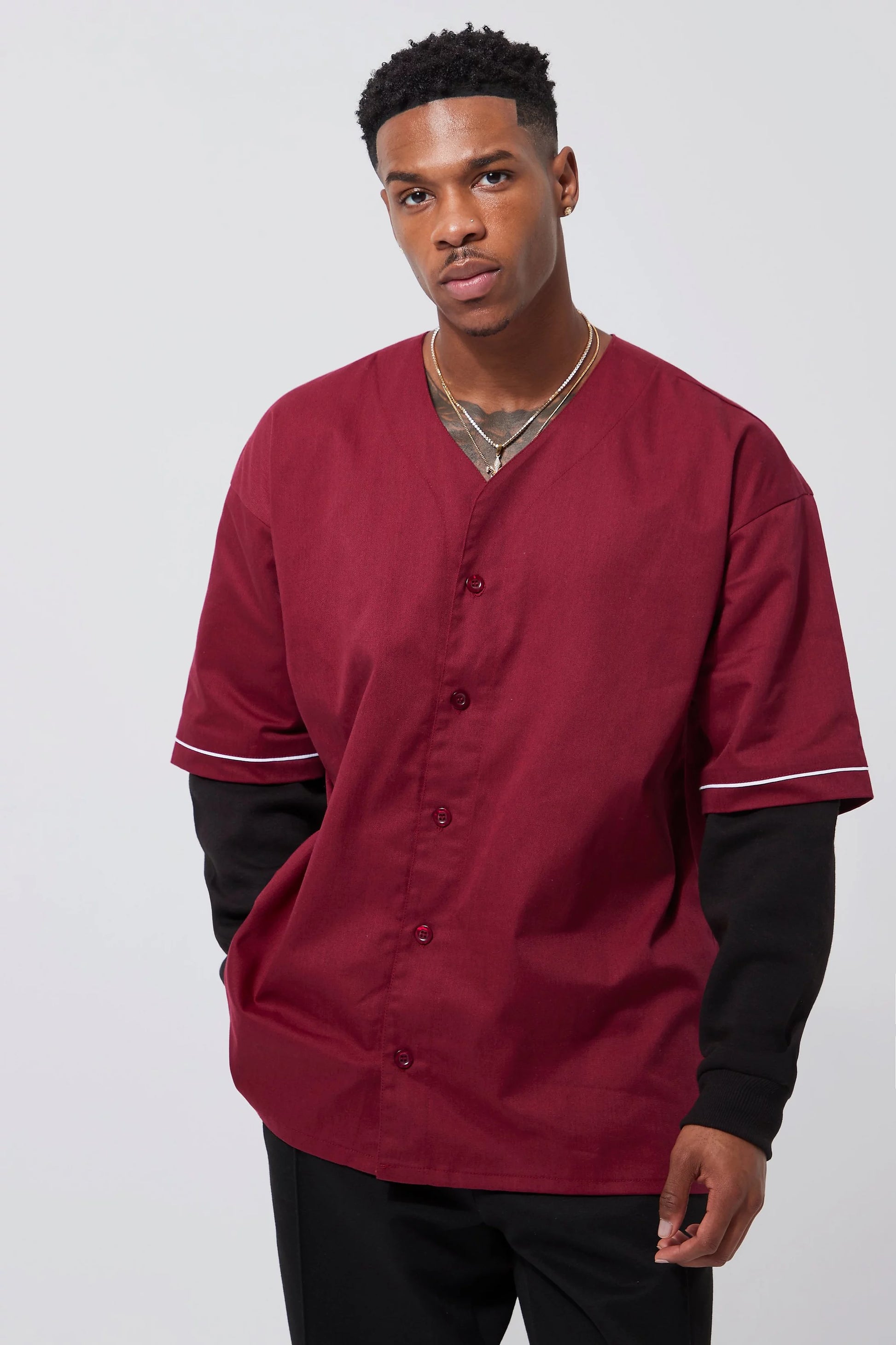 Long sleeve best sale baseball jersey