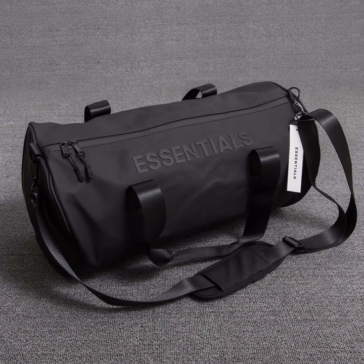 Essentials jumbo duffel bag in black