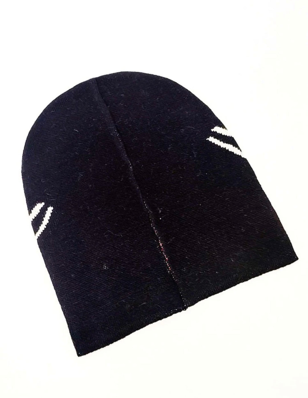 Skeleton Heart Print Beanie