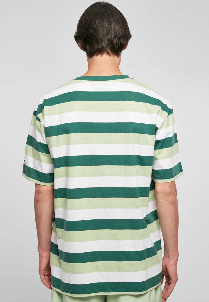 Starter Oversized Sun Striped T-shirt in green