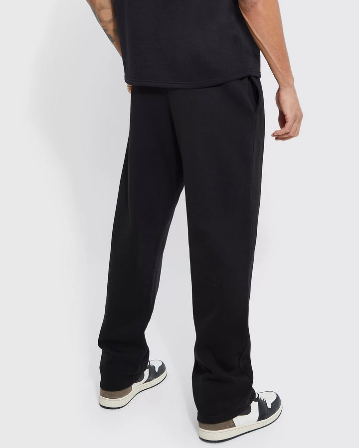 Garm Island Wide Leg Jogger pants in black