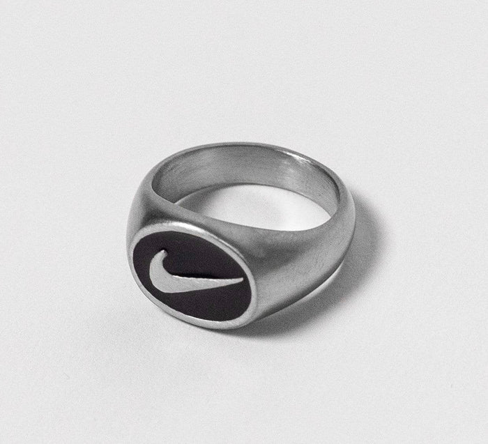 Nike Multiple Rings Nike Swoosh Singlet Ring in Silver – Garmisland