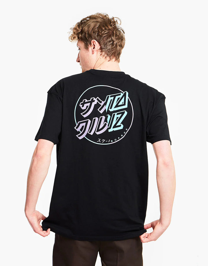 Santa Cruz divide dot t-shirt in black