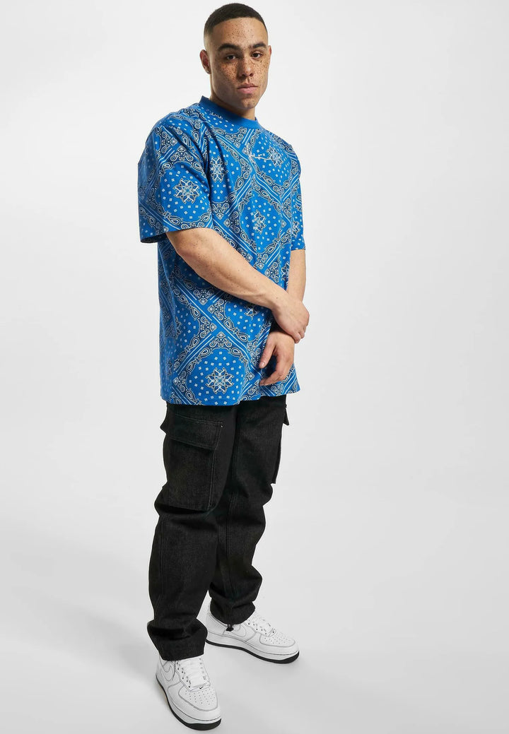 Karl Kani Paisley print T-shirt in blue