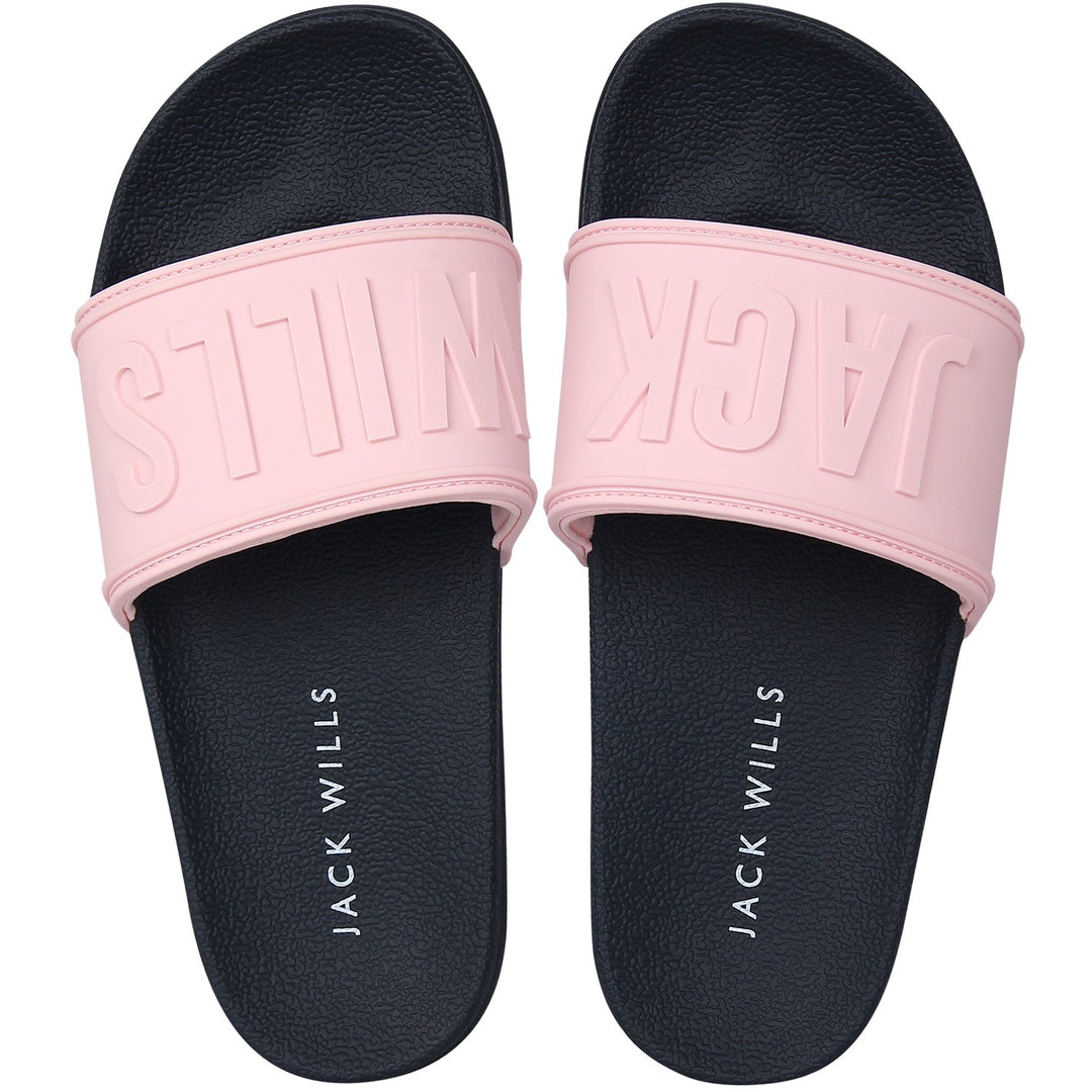 Jack Wills Logo Slides in pink