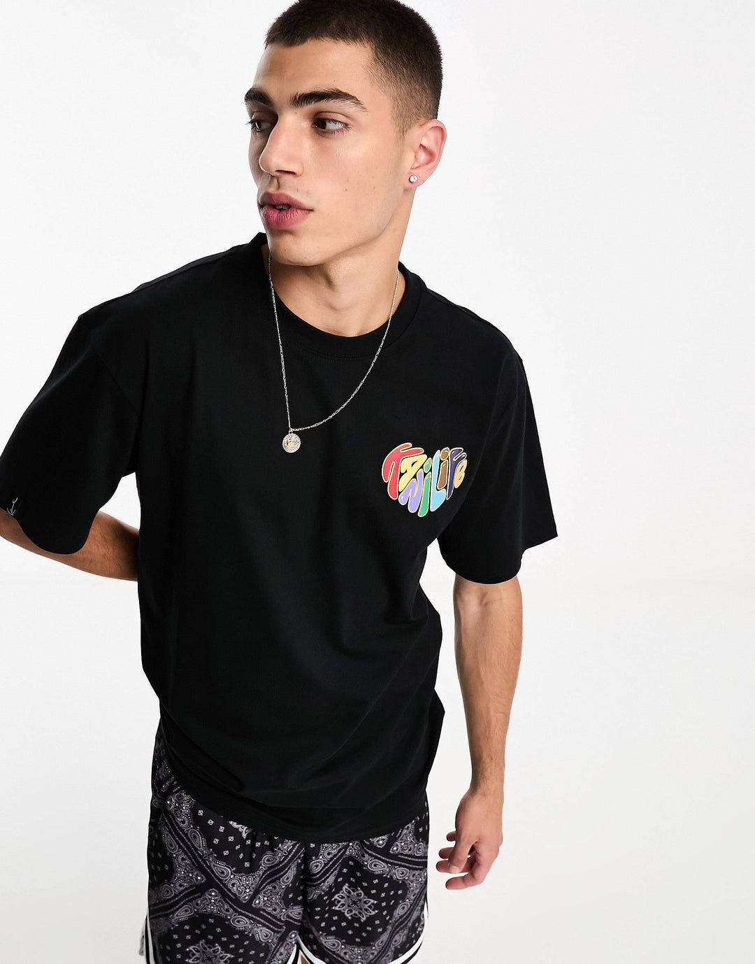 Karl Kani Kanilife Backprint T-shirt in black