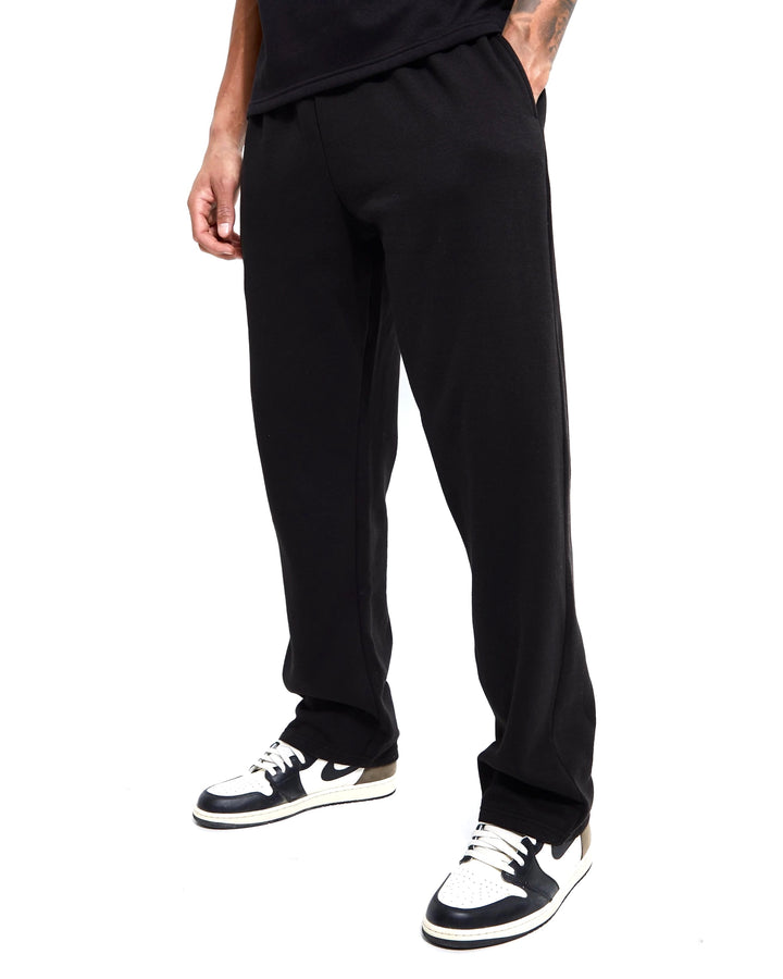 Garm Island Wide Leg Jogger pants in black