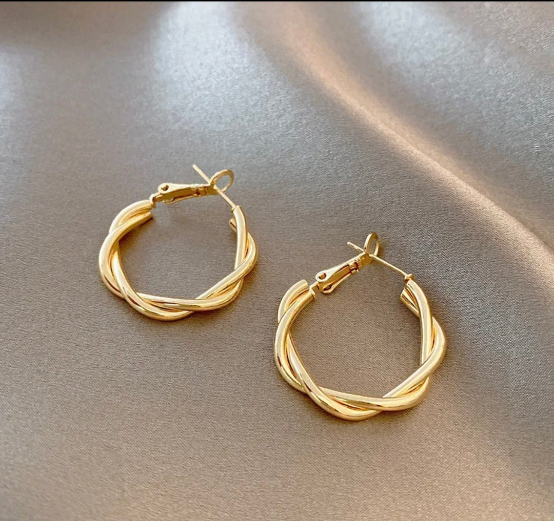 Hankou twist twine earrings