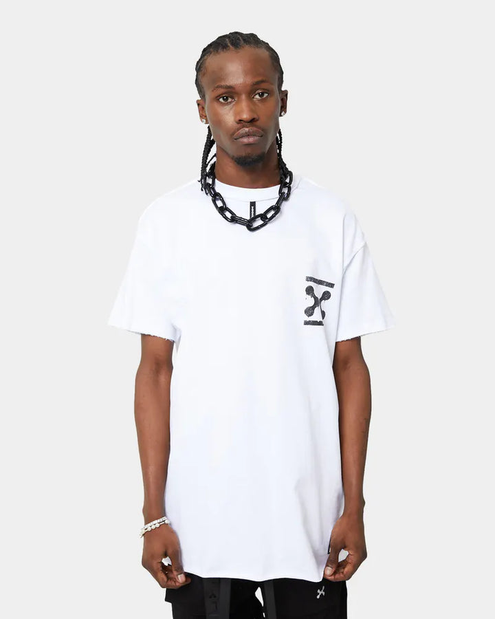 DXXMLIFE Logo L-2 A Ages SS T-shirt in white