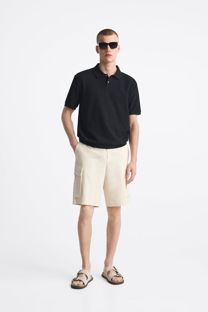 ZARA TEXTURED POLO