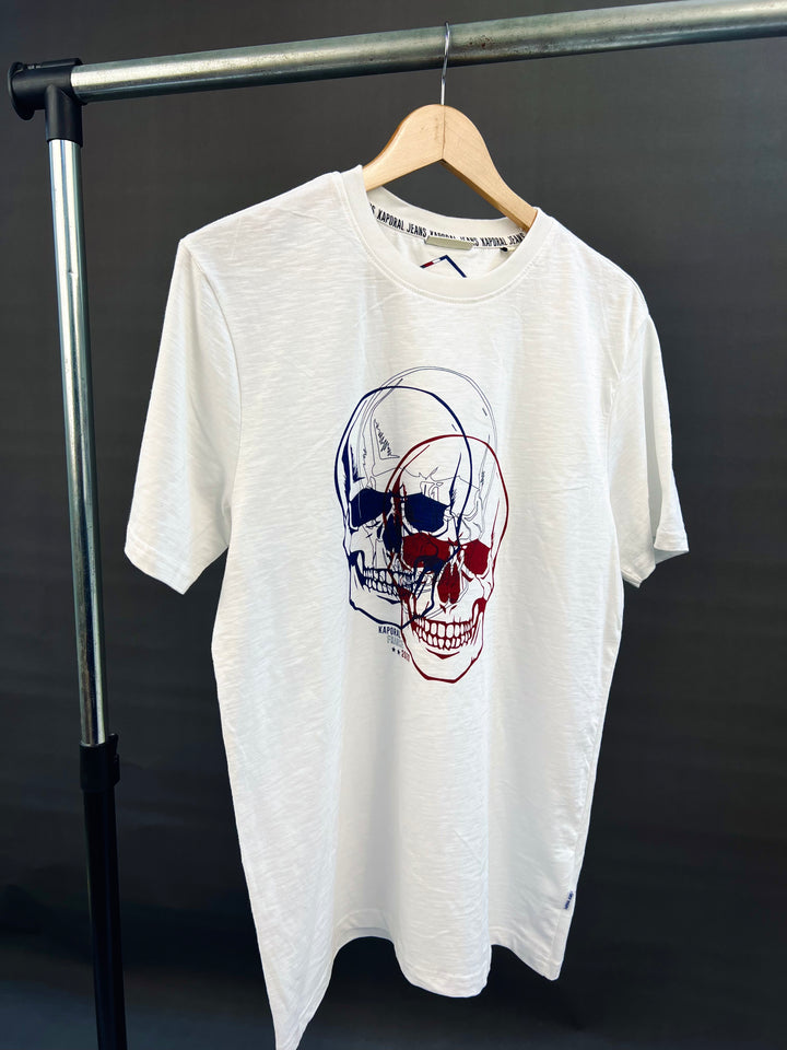 Kaporal Jeans Skull Backprint T-shirt in white