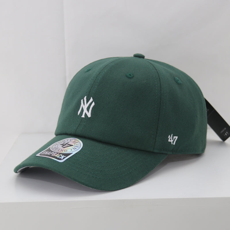New York adjustable baseball cap in green