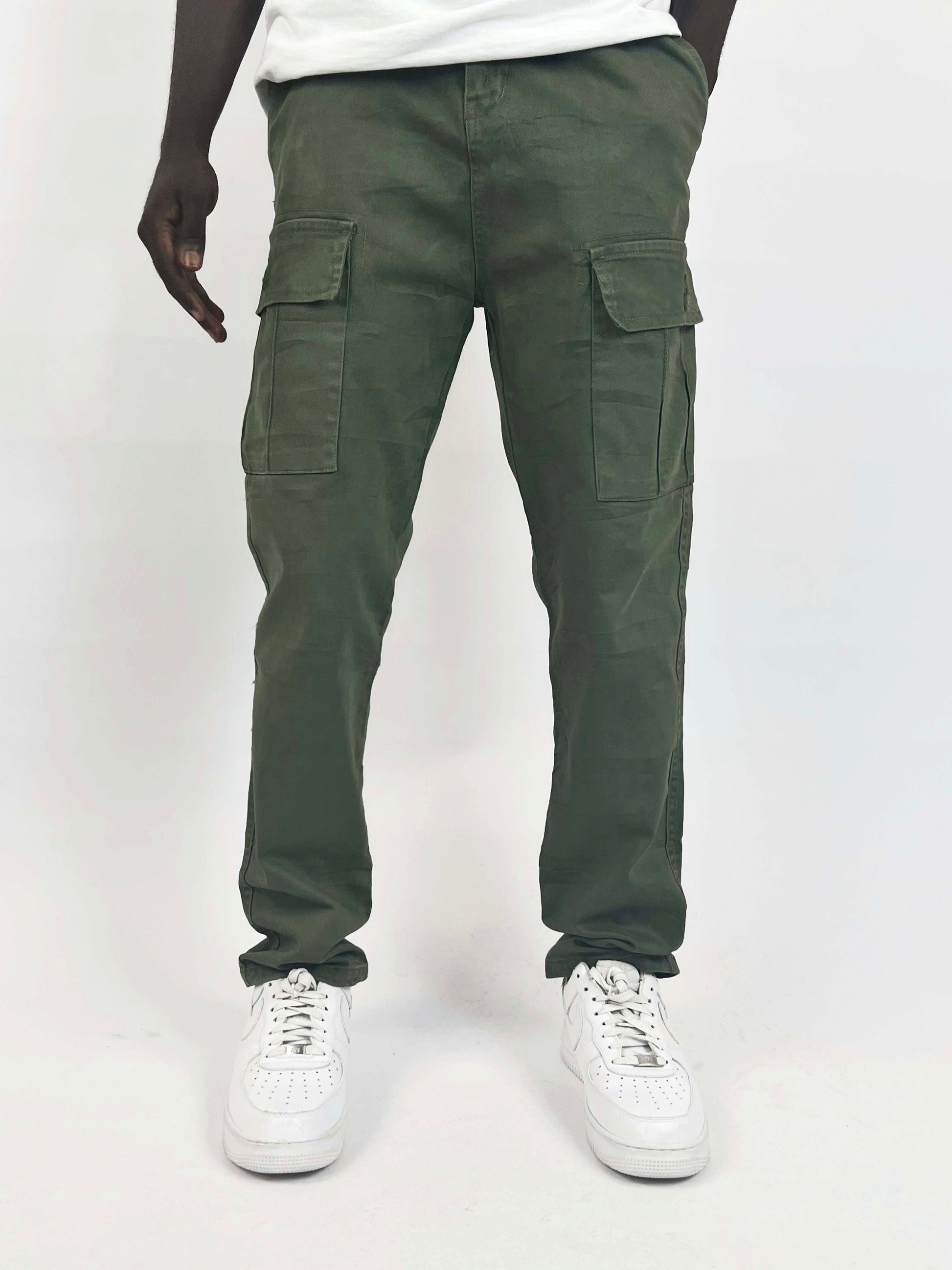 Reserved denim cargoes in green – Garmisland