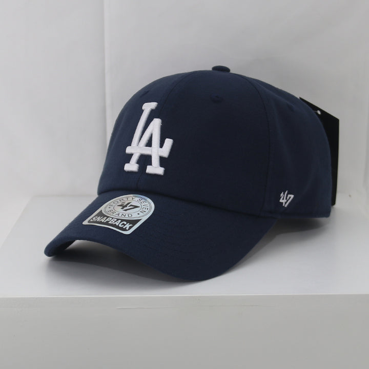 LA big logo adjustable baseball in blue