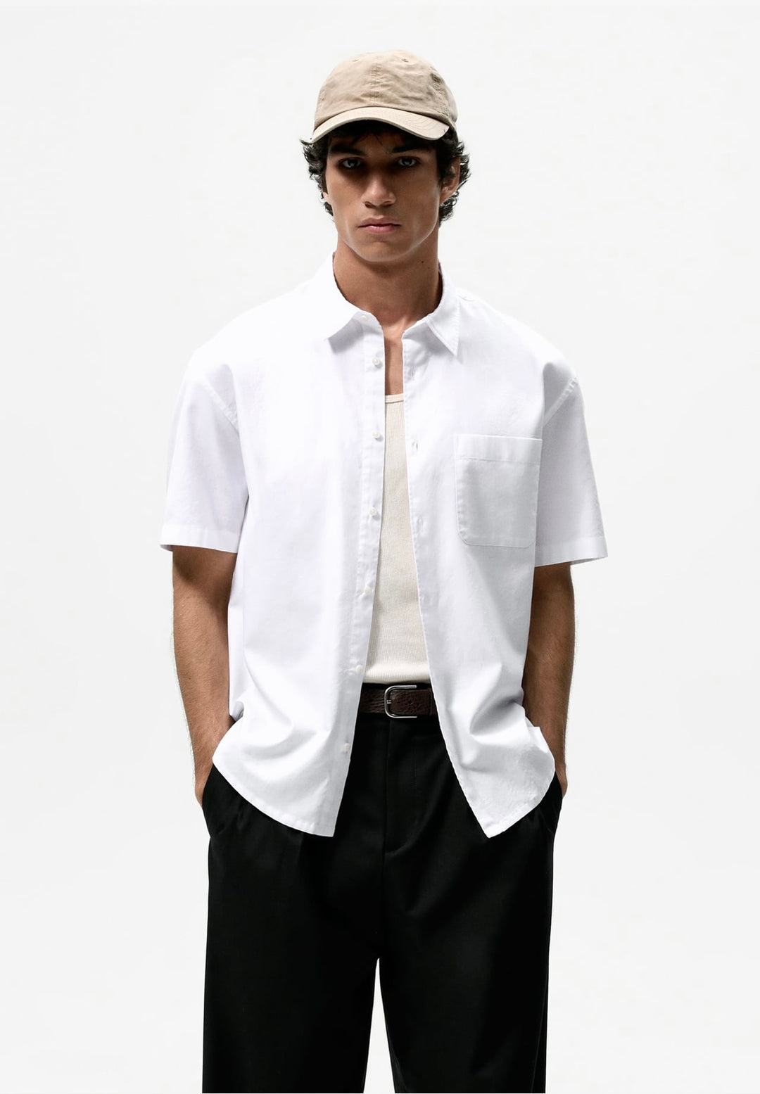 ZARA OXFORD SHIRT WHITE