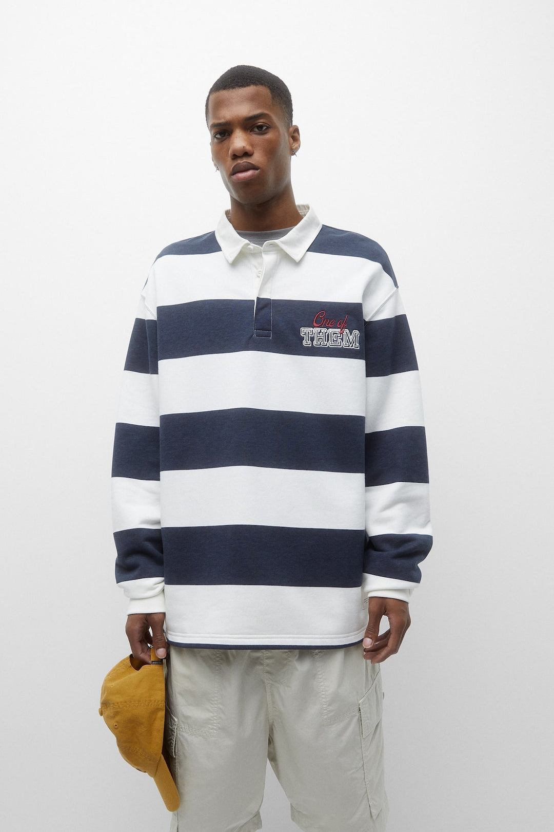 Pull&Bear striped polo shirt