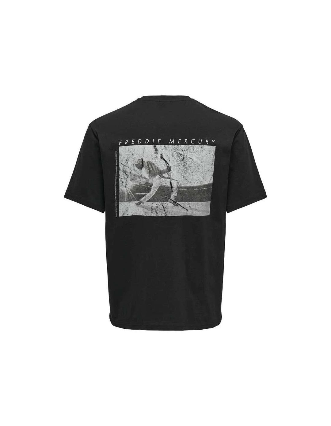 Only&Sons Freddie Mercury T-shirt in black