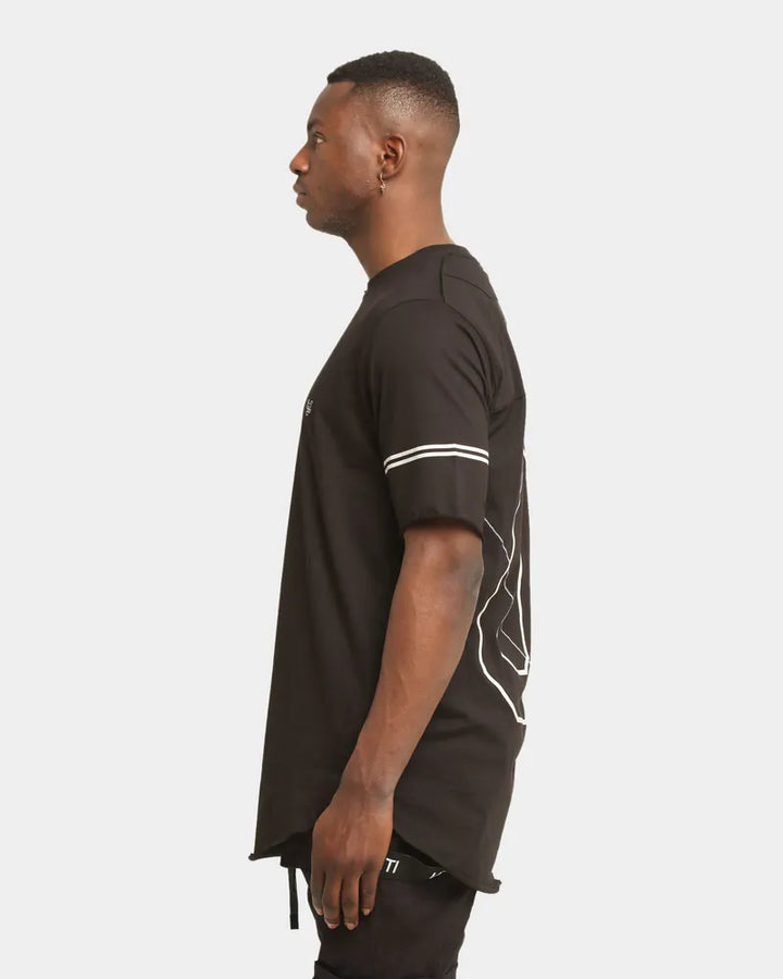 The Anti Order Symmetry T-shirt in black/grey