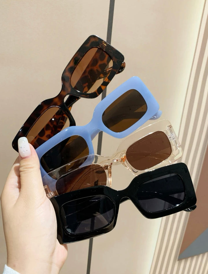 4 pcs multicolor sun glasses set