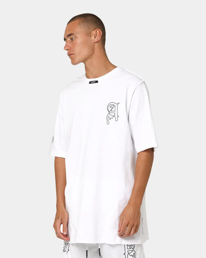 The Anti Order Logo Military T-Shirt in white