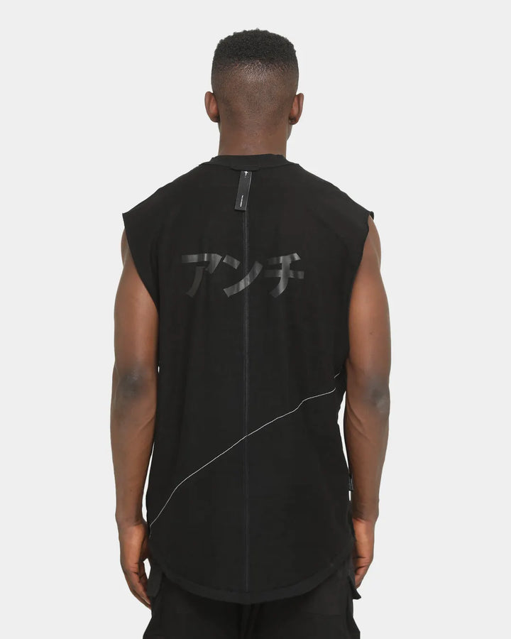 The Anti Order Logo Future Aesthetics Reversible Muscle in black