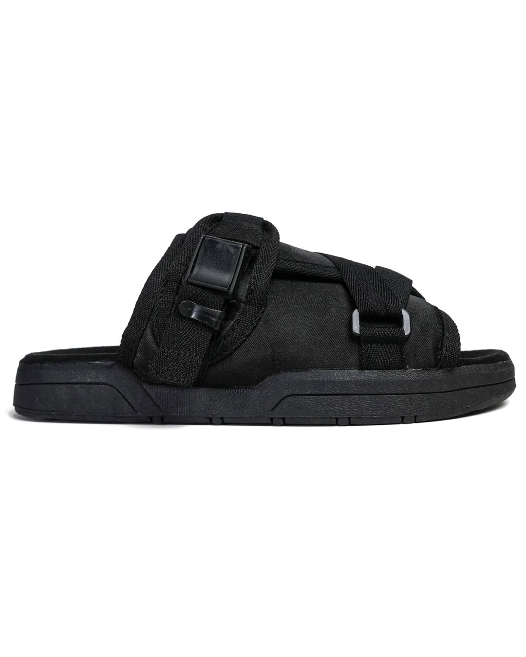 Technical Padded Slides in black