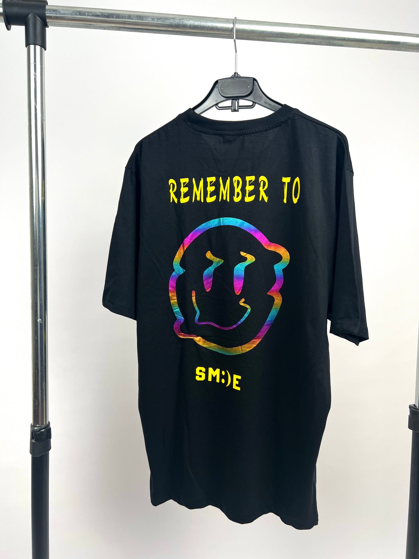 Dillinger psychedelic Smile Backprint T-shirt in black