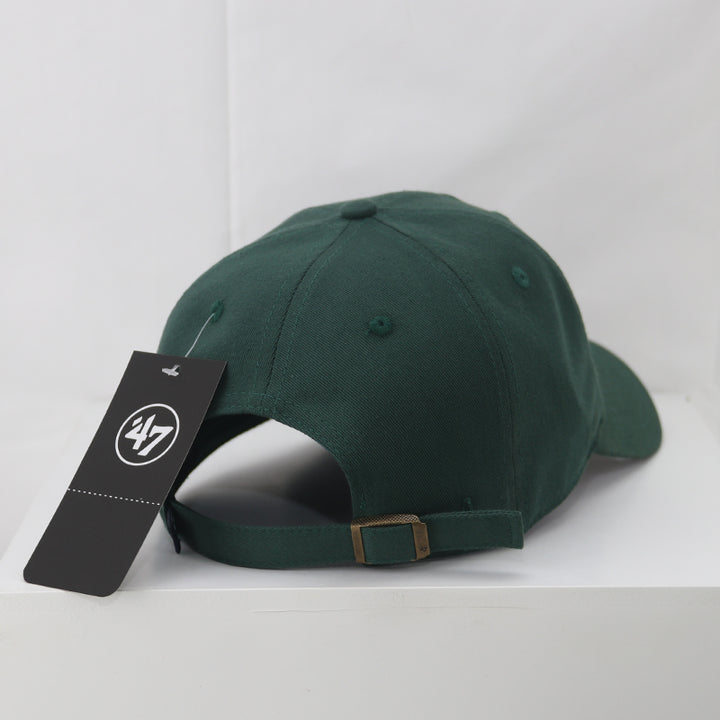 New York adjustable big logo baseball cap in green