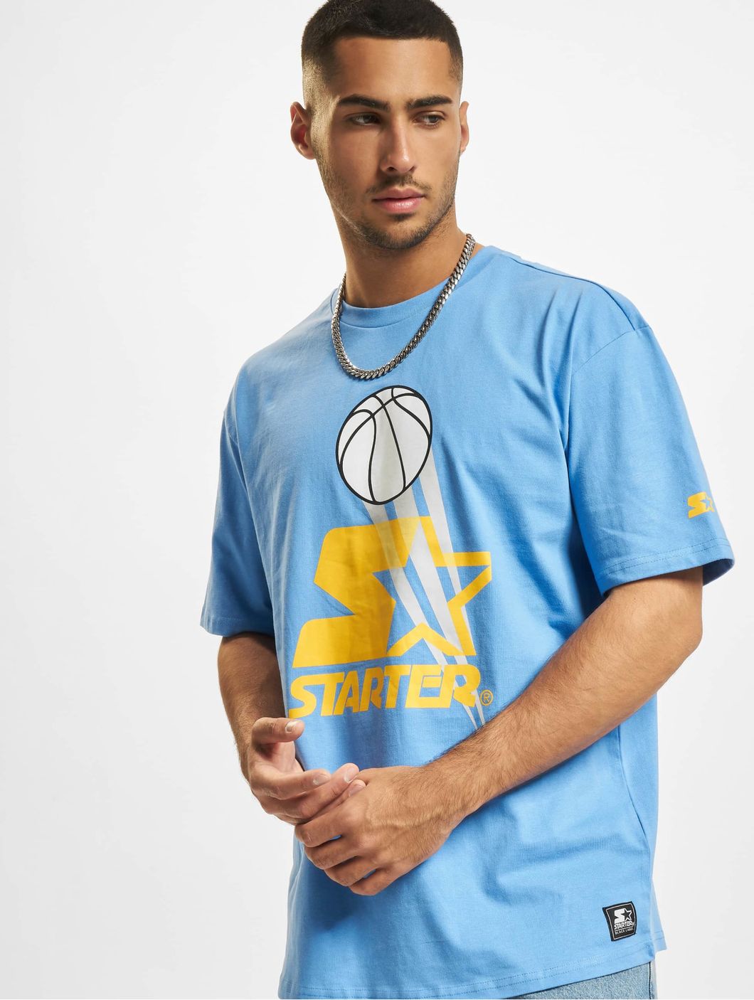 Starter Oversized Airball T-shirt in blue