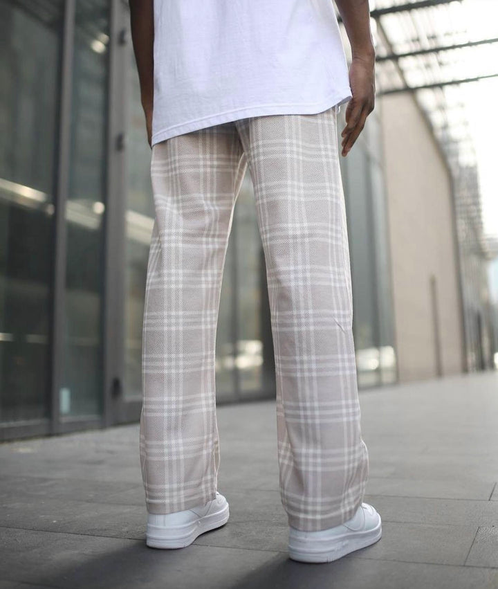 Spruce Check pants in beige