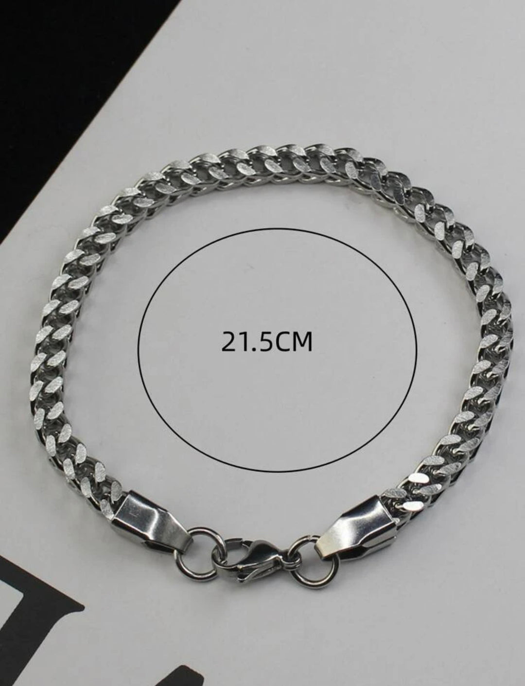 Minimalist Punk bracelet in silver