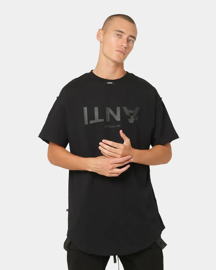 The Anti Order Logo Article 404 Non Seam T-Shirt in black