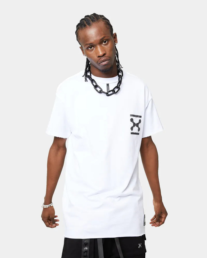 DXXMLIFE Logo L-2 A Ages SS T-shirt in white