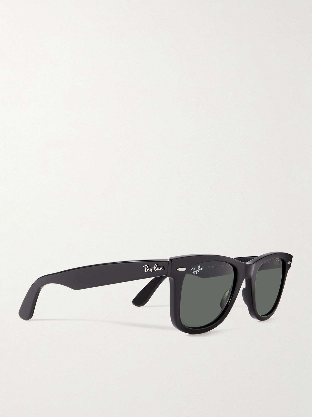 RAY BAN WAYFARER BLACK SUN GLASSES