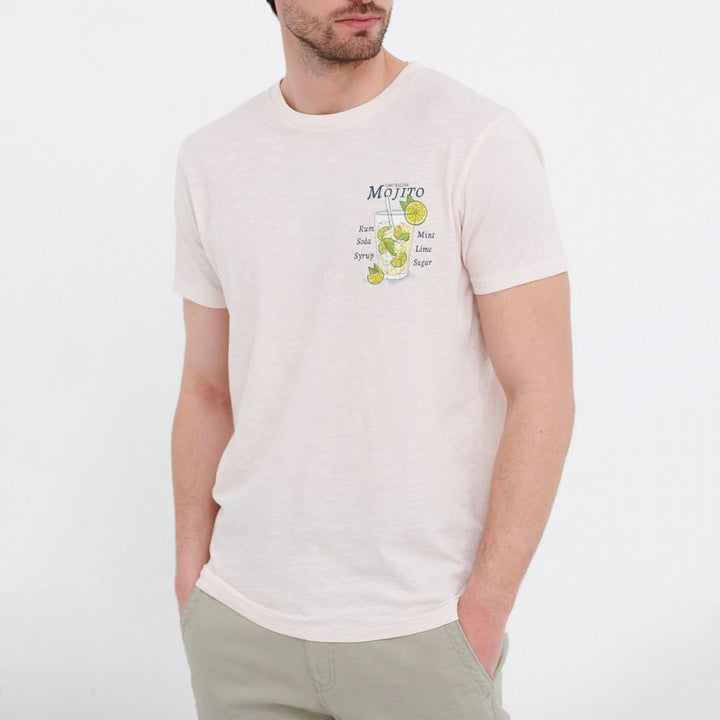 Funky Buddha Mojito T-shirt in pink