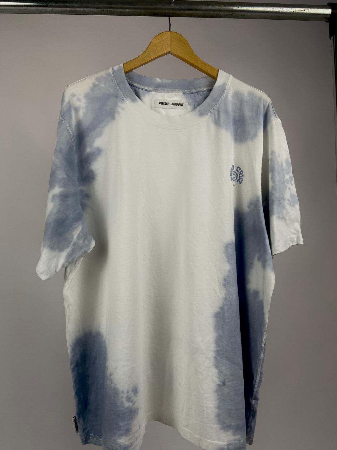 Santa Cruz tie-dye t-shirt in blue