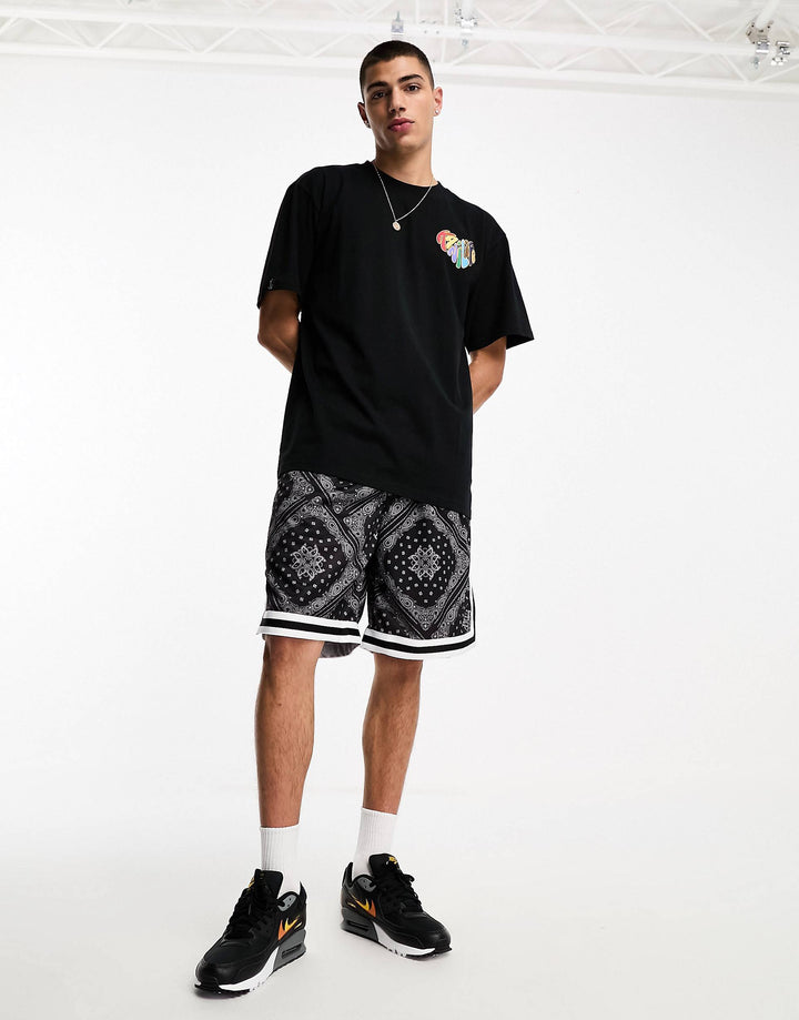 Karl Kani Kanilife Backprint T-shirt in black