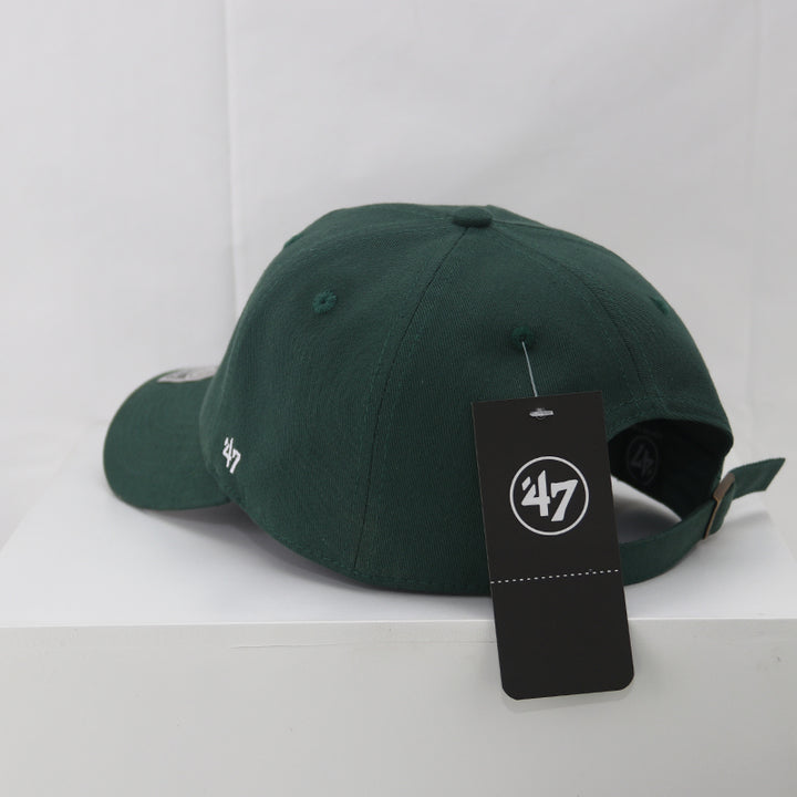 New York adjustable big logo baseball cap in green