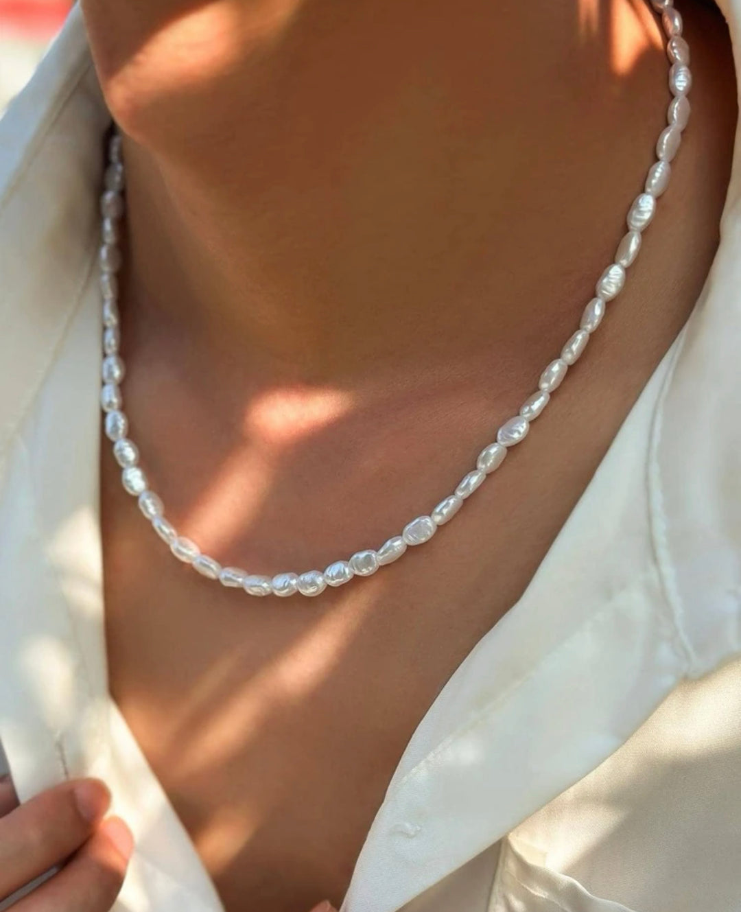 Faux Beaded Necklace