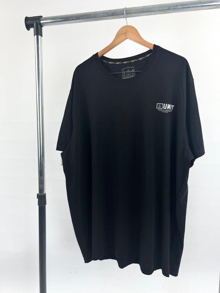 Unit Backprint T-shirt in black